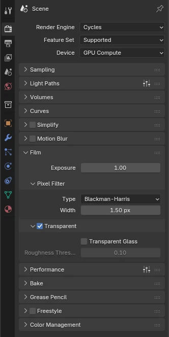 Remove background in Blender Remove background in Blender