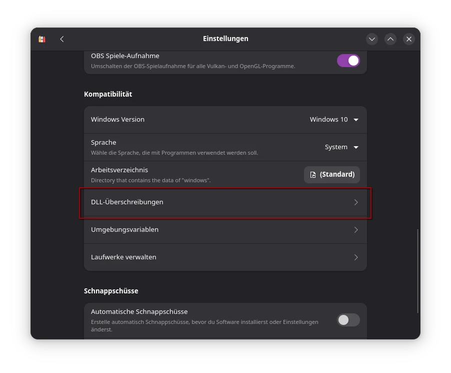 Bottles DLL Overrides Bottles DLL Overrides