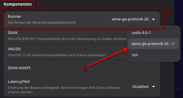 Bottles set runner for environment Bottles set runner for environment
