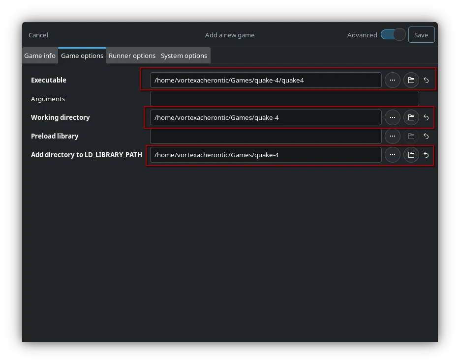 Lutris Main UI - Add locally installed game Lutris Main UI - Add locally installed game